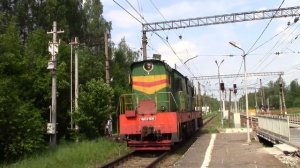 "Всё ещё Зелёный" Тепловоз ЧМЭ3-1691 пост 81 км