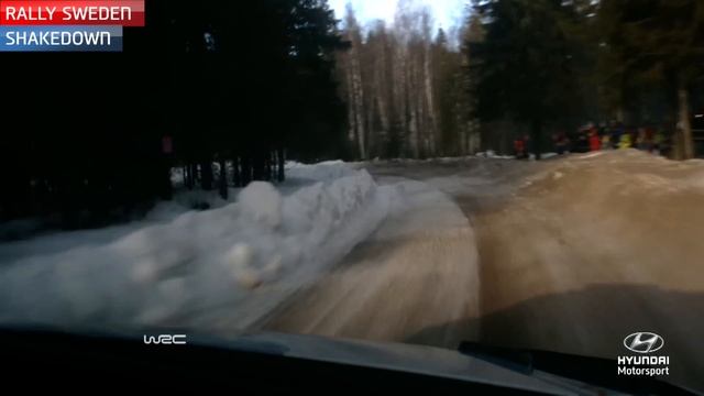 Rally Sweden Shakedown - Hyundai Motorsport 2015 смотреть онлайн