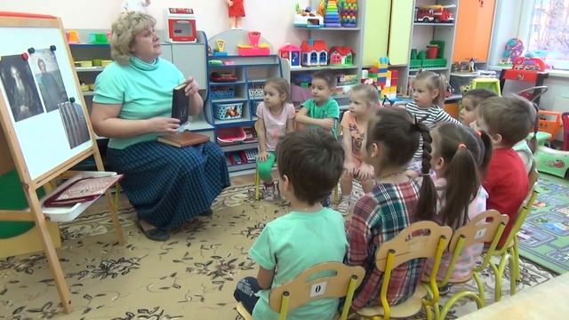 Фрагмент знакомства детей средней группы с писателем Владимиром Ивановичем Далем. ГБОУ Школа №64.