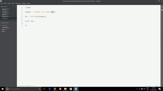 php basics #013 String functions in php