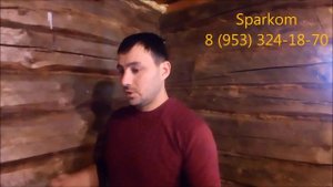 Этапы отделки парилки!!!Кривые стены не проблема!!!