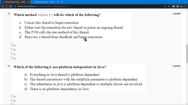 NPTEL Programming In Java WEEK 6 Quiz Assignment Solutions? | Swayam Jan 2023 | IIT Kharagpur