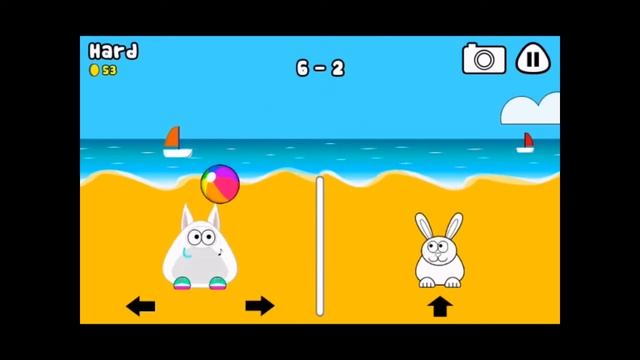 Pou Gameplay (Hard) Beach Volleyball :D