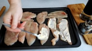 Курица с ананасом и сыром запеченная в духовке.