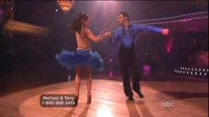 Dancing with the Stars Melissa dancing the Samba 5-04