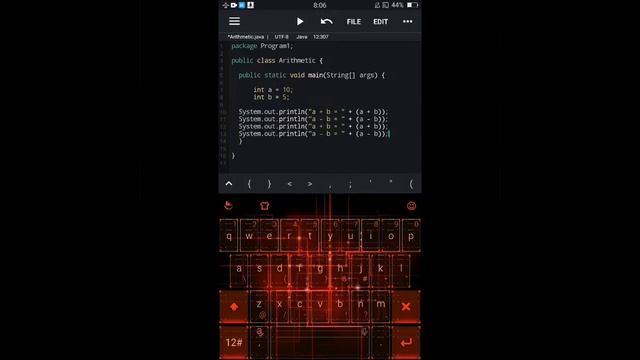 Java Tutorial Ph - Arithmetic Operation смотреть онлайн