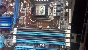 Посылка с aliexpress (материнская плата ASUS P7H55 M Socket LGA 1156)