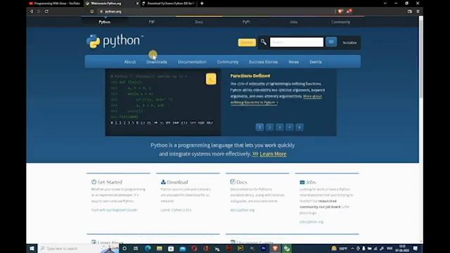 Programming With Umar | Python for beginners 2022 | Downloading and installing Python and Pycharm # смотреть онлайн