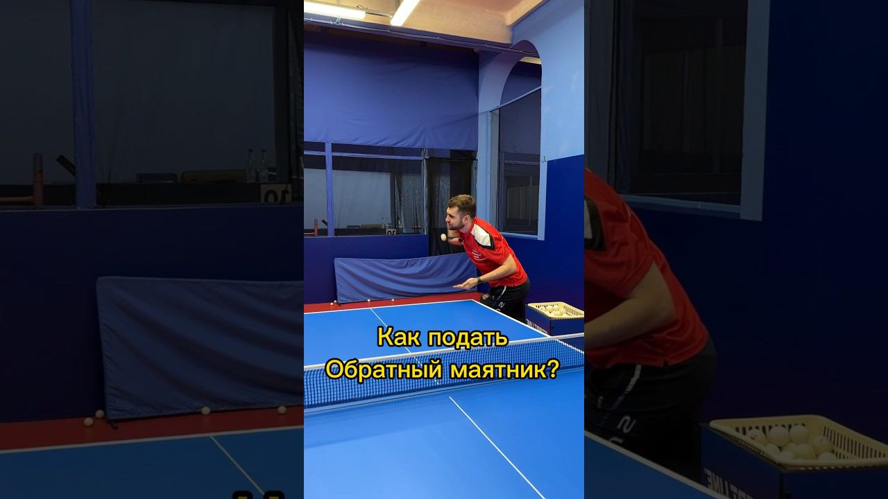 5 шагов к хорошей «Обратке». Подача обратный маятник. #pingpong смотреть онлайн