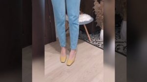 Кожаные туфли с необычным каблуком с AliExpress