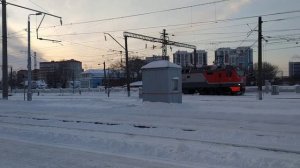 Электровоз ЭП2К-388 следует из депо ст. Рязань-2