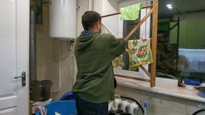 Настенная сушилка для белья своими руками