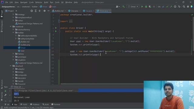Builder Design Pattern in Java | Free Design Patterns Tutorial