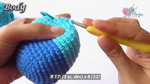 #344 | Amigurumi Piplup (1/2) | How to crochet Pokémon amigurumi | Free pattern | AmiguWorld смотреть онлайн