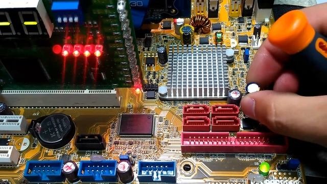 Ремонт материнской платы ASUS P5B стандартная болячка.