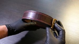 Мужской кожаный ремень своими руками