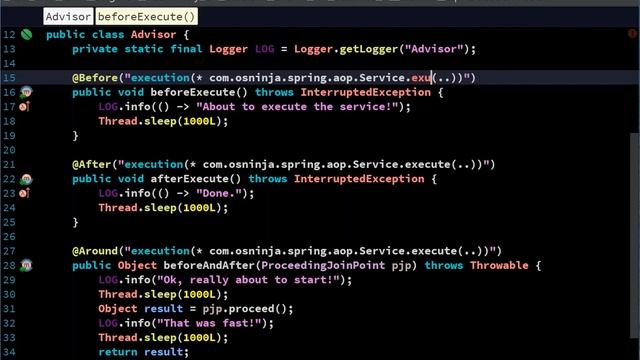SpringAOP смотреть онлайн