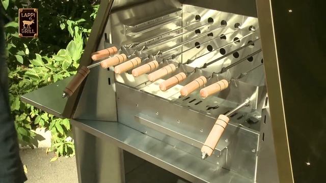 Видеообзор. Угольный гриль-барбекю LAPPIGRILL® Inox-V смотреть онлайн