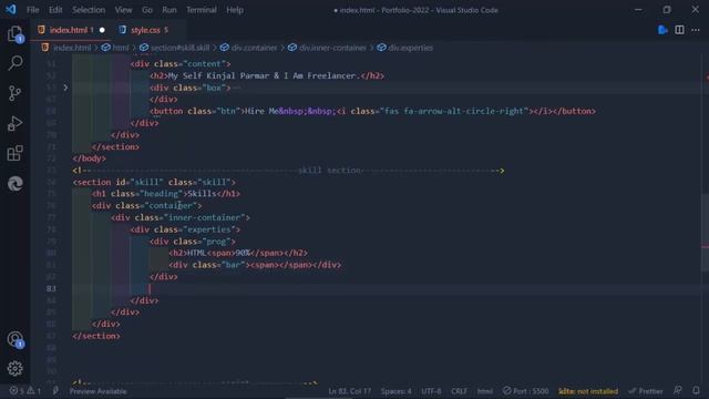 PORTFOLIO DESIGN USING HTML | CSS | JAVASCRIPT |WEBSITE DEVLOPMENT | WEB TEMPLATE DESIGN 2022
