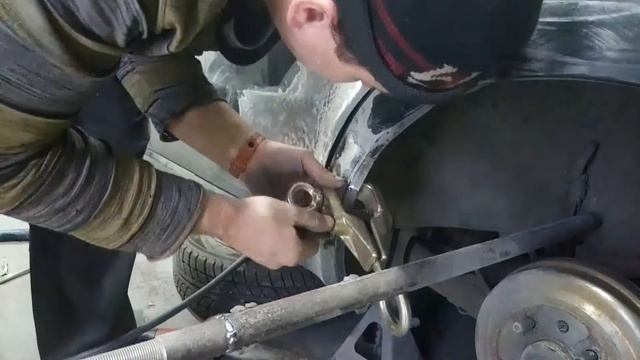 Chevrolet Aveo Т250 ремонт бока, рихтовка арки и двери... смотреть онлайн