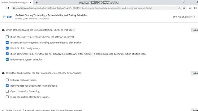 Introduction to Software Testing | Coursera | Graded Quiz Solutions | Week 2 | 2022 #softwaretestin смотреть онлайн