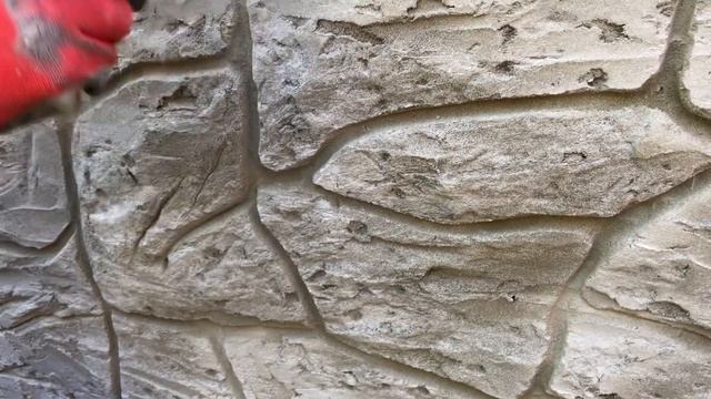 Бюджетная отделка дома под камень . Декоративный бетон своими руками смотреть онлайн