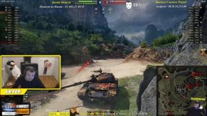 Актер в WoT #513 | Очень шикарная пушка у 121В! Смотр танка за гк!