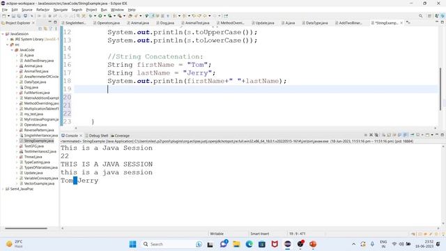 Strings | Strings in Java | Introduction to Java Language | Java | Coding | Programming | C | C++