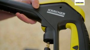 АВД Karcher – подключение быстроразъемного соединения