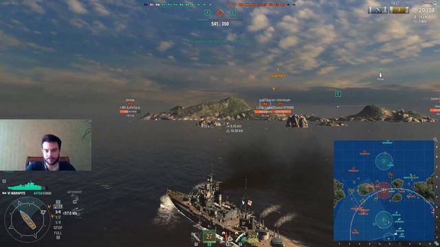 WARSPITE Линкор её Величества! ROYAL NAVY Гайд Обзор смотреть онлайн