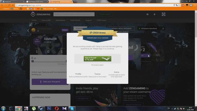 КАК ПОЛУЧИТЬ НОЖ В CS:GO БЕСПЛАТНО!!!! #2 15.01.2016 |: Lulaika Game Channel смотреть онлайн