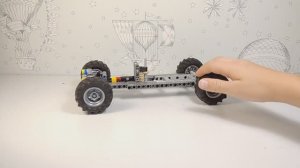 шасси из LEGO technic (1 часть)