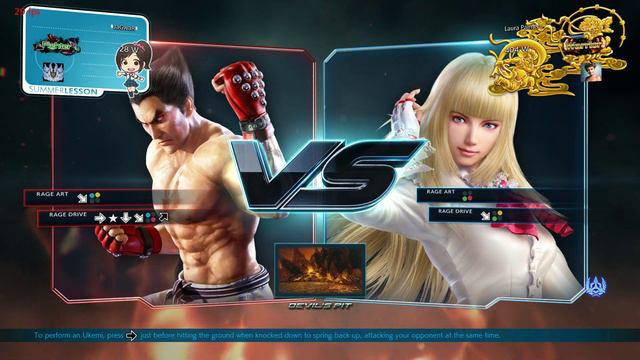 tekken 7 online play kazuya vs lili (pc) смотреть онлайн