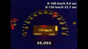 Mercedes-Benz G 400 CDI W463 0-195 km/h acceleration (250 Hp)