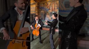 Dimash singing Ave Maria with Hauser, the famous cellist
