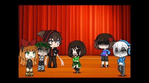 Afton Family VS Undertale Gacha Life Singing Battle