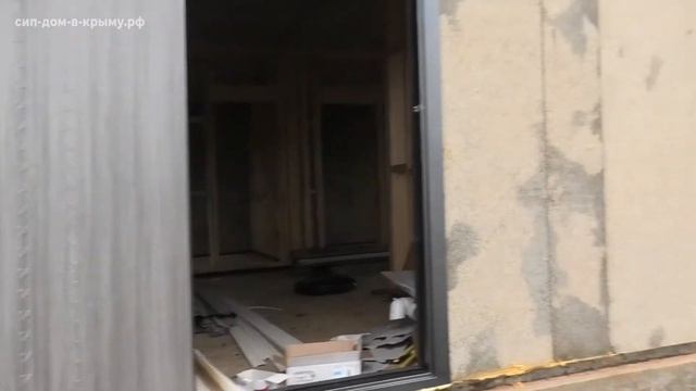 Отделка дома из СИП панелей виниловым сайдингом. Обрешетка из металлического профиля. «Дом в Крыму