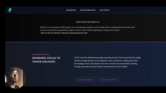 Lightning Protocol. Обзор Лаунчпада. Система уровней для участия в IDO. LightningProtocol_BOT смотреть онлайн