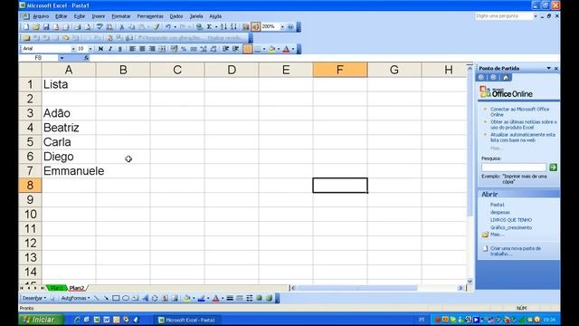 Excel - Validação de dados com Lista baseada em outra planilha смотреть онлайн