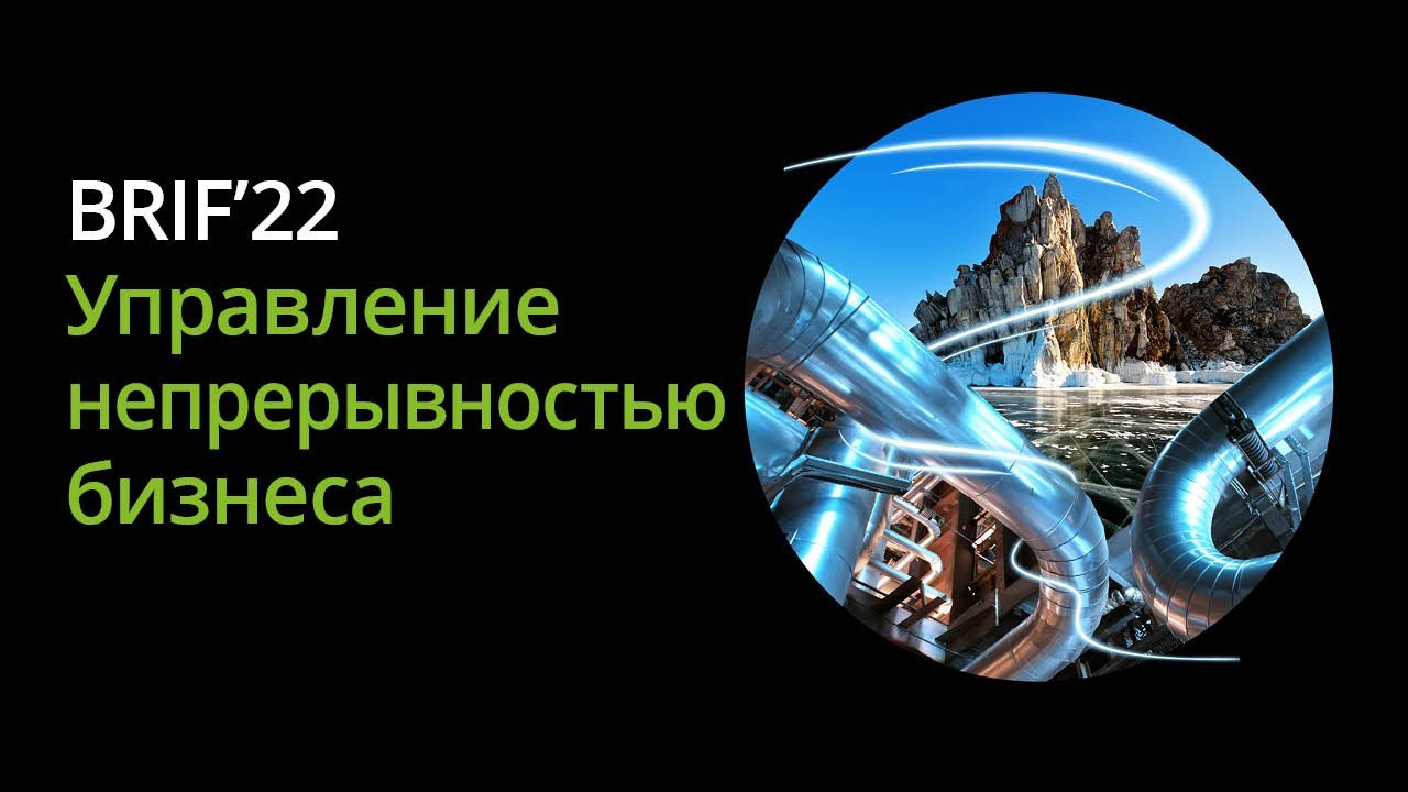 BRIF'22 Управление непрерывностью бизнеса. Модератор и спикер_ Сергей Кудряшов