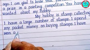 Write A Letter To Your Friend About Your Hobby | Letter To Friend About Your Hobby In English |