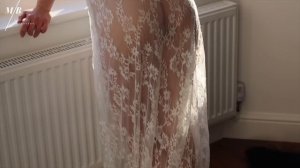 Sheer dress photoshoot