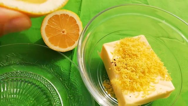 Ароматное сливочное масло с лимоном.Как приготовить лимонное масло? смотреть онлайн