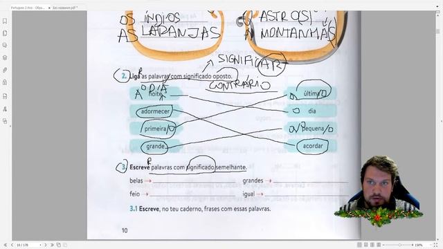 Учим 2-й Класс Португальского Языка с Носителем [2023] - Урок #3 - Диагностика Грамматики