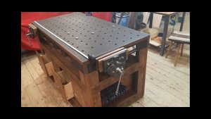 Самодельный столярный верстак из фанеры