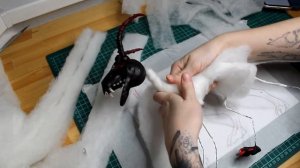 Игрушка в смешанной технике: Демон