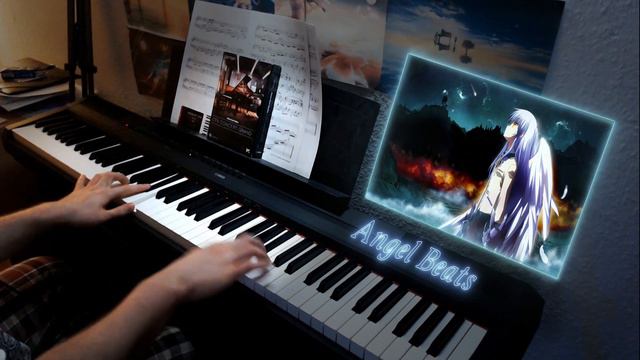 [Test] Angel Beats! OST - Ichiban no Takaramono Tv size piano cover смотреть онлайн