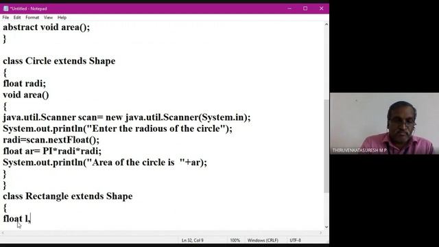 abstract class in java