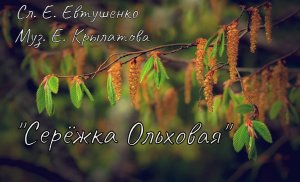 ＂Серёжка ольховая＂ сл.Е.Евтушенко, муз. Е.Крылатова из к⧸ф ＂И это всё о нём＂.