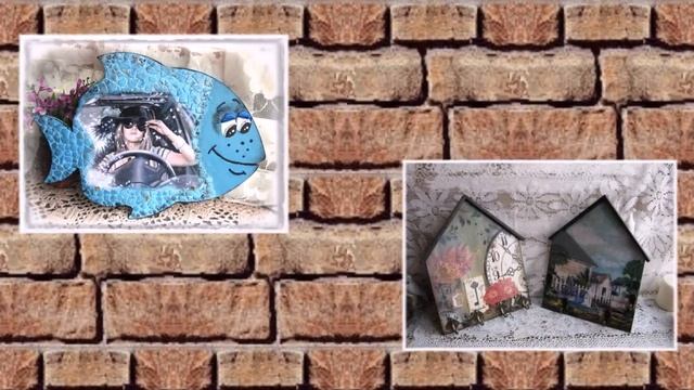 Вешалки - ключницы небольшой обзор моих работ смотреть онлайн